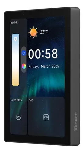 Painel Central Inteligente Wifi Matter Sonoff Nspanel Pro 0.15 A ...