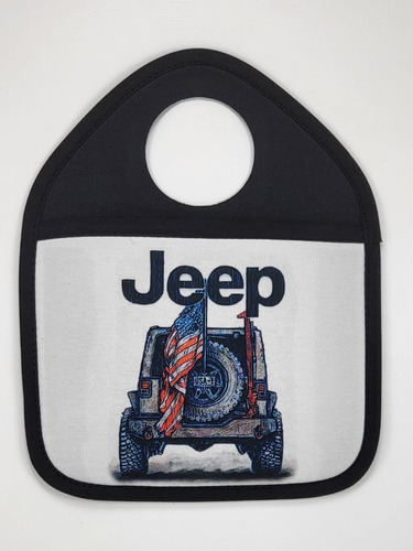 Bolsa Organizadora Basura Neoprene Jeep Eeuu Auto 