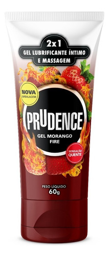 Gel Lubrificante Prudence Morango 60gramas