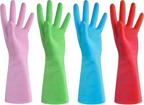 Urbanseasons Guantes De Goma Para Lavar Platos Para Limpiar