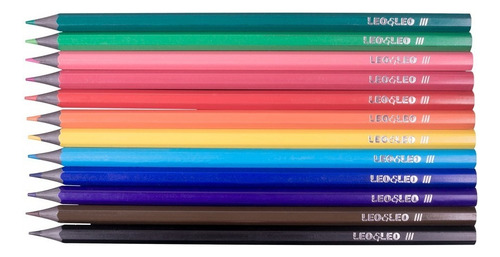 Lápis De Cor Linha Eco Leo E Leo - 24 Cores