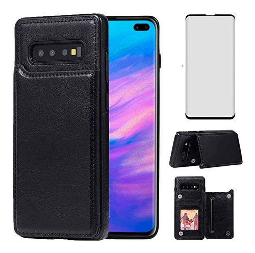 Asuwish - Funda Para Samsung Galaxy S10 (vidrio Templado, Pr