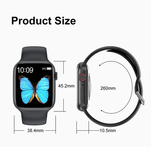 Smartwatch t500 tamaño new arrivals
