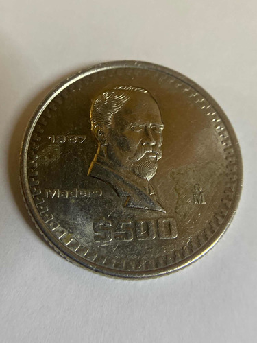 Moneda De Mexico De 500 Pesos De 1987 Envio Gratis