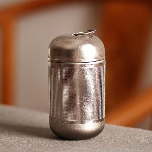 Filtro De Té De Titanio, Infusor De Hierbas Aromáticas,