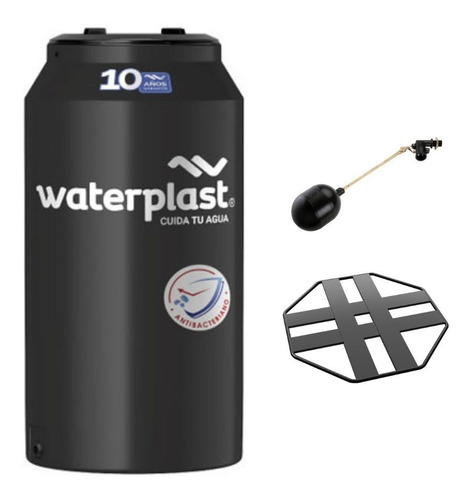 Tanque Ultradelgado Bicapa Waterplast 500l + Base + Flotante