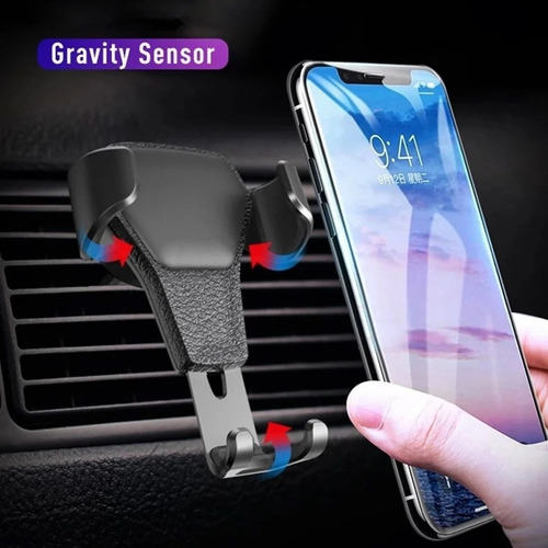 Imagen 6 de 8 de Soporte Celular Premium Gira 360ª Rejilla De Aire De Auto