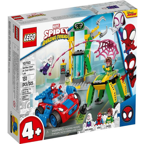 Lego Marvel: Spiderman En El Laboratorio De Doc Ock -131 Pcs Cantidad de piezas 131