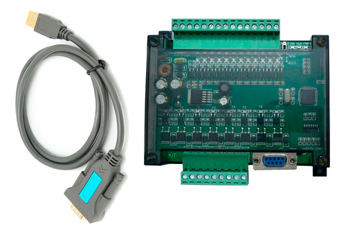 Plc Fx1n-20mt 24v 12in 8out Mitsubishi Transistor + Cable