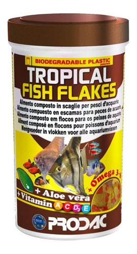 Ração Para Peixes Flocos Tropical Fish Flakes 50g Prodac