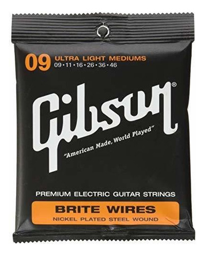 Gibson Brite Wires - Cuerdas De Guitarra Eléctrica (ultra