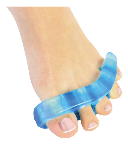 Separadores Correctores Ortopédicos Dedos Pie Pura+ (1 Par) Color Azul