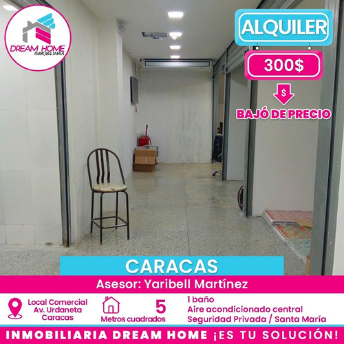 Local Comercial En Alquiler Av. Urdaneta- Caracas