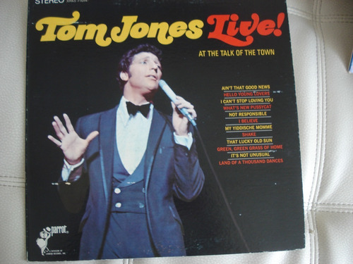 Vinilo Lp Tom Jones Live