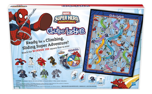 Juego De Mesa Hasbro Gaming Chutes And Ladders Marvel Spider