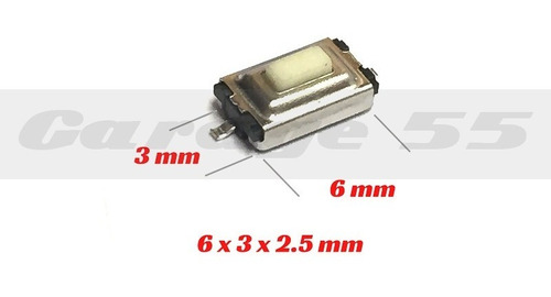 Botones / Pulsadores (x2) Peugeot 106 107 206 207 307 406