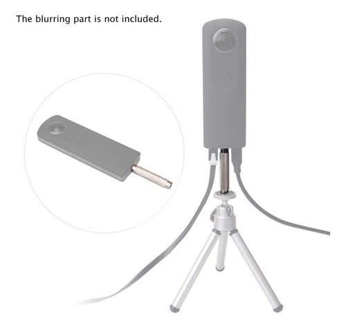 Imagem 5 de 6 de Andoer 1/4 Estendendo Haste De Rosca Rosca Para Ricoh Theta