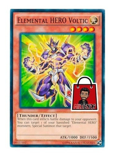 Elemental Hero Voltic - Miltienda - Yugioh - Héroe Elemental