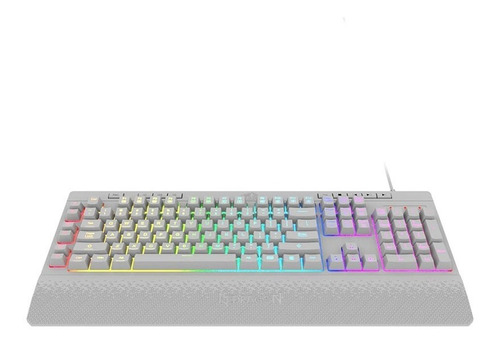 Imagen 4 de 4 de Teclado Gamer Redragon De Membrana Shiva K512 Blanco