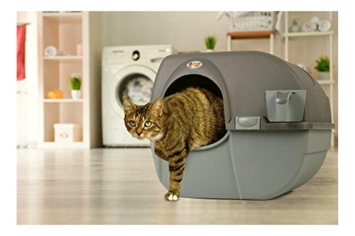 Omega Paw Roll 'n Clean Caja De Arena Autolimpiable, Color