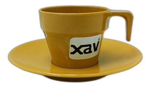 Taza Cafe Grande Melamina Con Plato Imeca 8870 Xavi