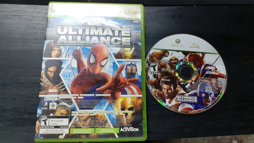 Marvel Ultimate Alliance Para Xbox 360,excelente Titulo