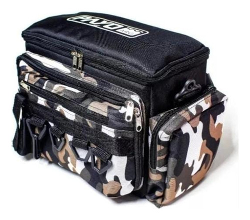 Bolso Morral Payo. Camo. 4 Cajas Portaseñuelos. Beto Maxera