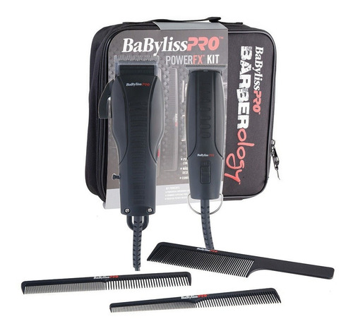Combo Babylisspro Power Fx Barber Kit. Bcbkes. Color Negro