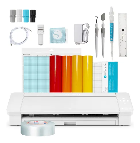 comprar Kit Silhouette Cameo 4 Plus Blanco 110v