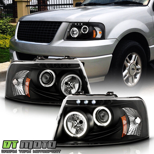 Par Faros Negro Led Ford Expedition Eddie 2004 4.6l