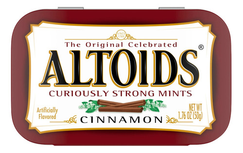 Altoids Cinnamon  Canela 50grs Curiously Strong Mints