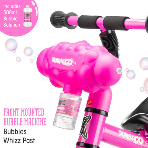 Bicicleta 3 Ruedas Niños Con Máquina Burbujas, Desde 3 Años. Color