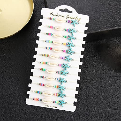 Colorful Bling, 12 Piezas, Con Forma De Concha Marina Natura