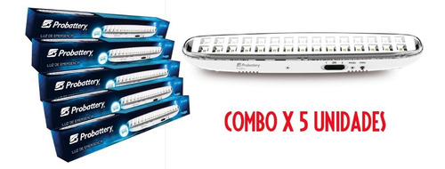 Luz De Emergencia Probattery 30led Combo X5  8hs  Autonomía 