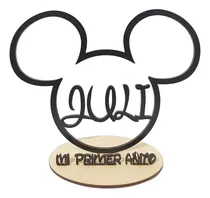 Comprar Centros De Mesa Mickey C\u002Fnombre Y Frase  Fibrofacil