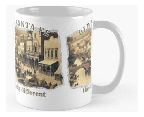 Taza X4 Ciudades Más Antiguas, Santa Fe, Nuevo México, Heren