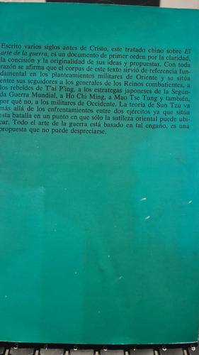 Sun Tzu - El Arte De La Guerra (Usado)