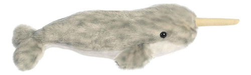 Peluche Narval Mini Flopsie Aurora 14 Cm Suave Y Divertido