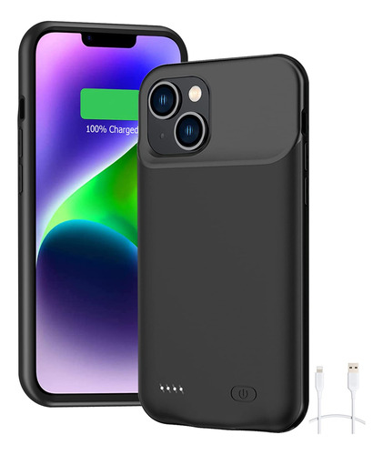 Funda Bateria Para iPhone 14 Plus 8500 Mah Ultra Delgada