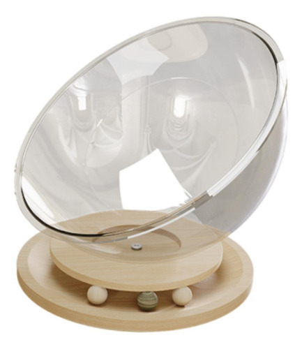 Cama Para Gatos Con Forma De Cápsula Madera Maciza L