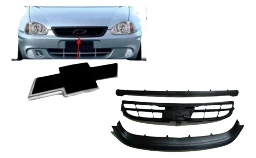 comprar Kit Grade Frontal Corsa Classic 2008 2009 2010 Cu002F Emblema Pt