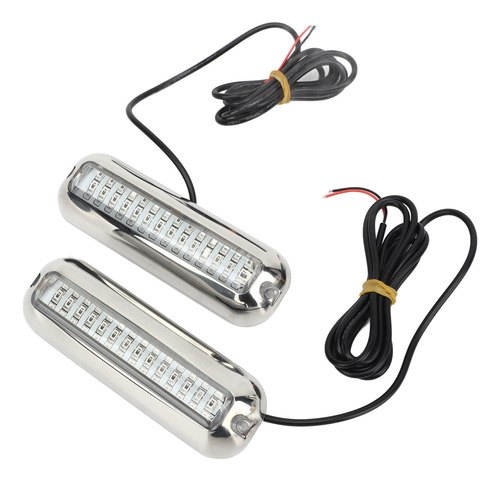 Luz Submarina Marina, 2 Piezas, 42 Led, Espejo De Popa Para