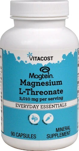 Magtein L Treonato De Magnesio 2.010mg 90 Cápsulas Vitacost 