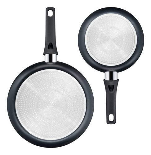 Juego De Sartenes Tefal Generous Cook 20 Cm + 28 Cm Color Negro