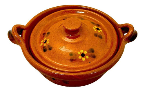 Ancient Cookware Cazuela Tapa Arcilla Mexicana Extra 1 Galon