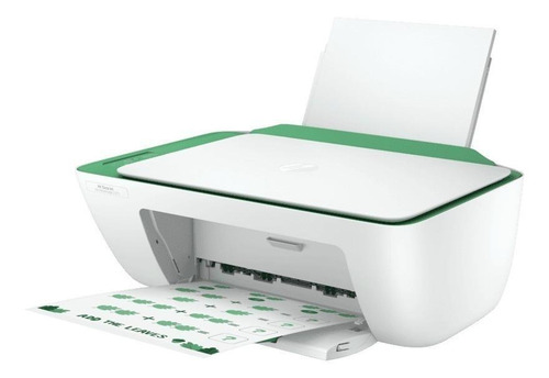 Imagen 2 de 4 de Impresora a color multifunción HP Deskjet Ink Advantage 2375 blanca y verde 100V/240V