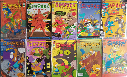 Simpson Comic Editorial Vid México Varios Números Precio C/u