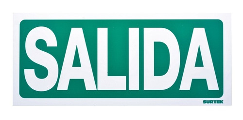 Señal Salida De Polipropileno Surtek Ses2 36x15 29915148