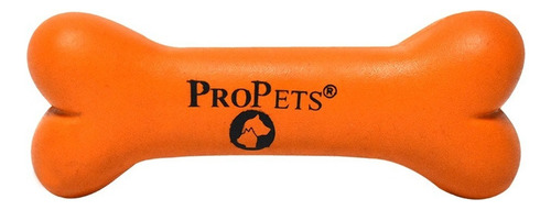 Juguete Para Perro Hueso Macizo Ch De Hule Natural Propets Color Naranja