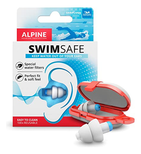 Tapones Para Nadar Alpine Swimsafe - Protección Auditiva